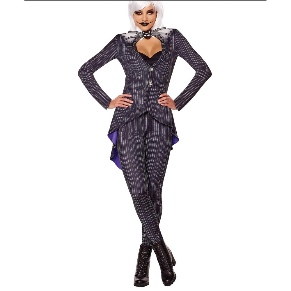 The Nightmare Before Christmas Jack Skellington Costume Complete - Women - New